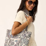 Vera Bradley Small Original Vera Tote | Neutral Rhapsody - Juli's Wearable Art