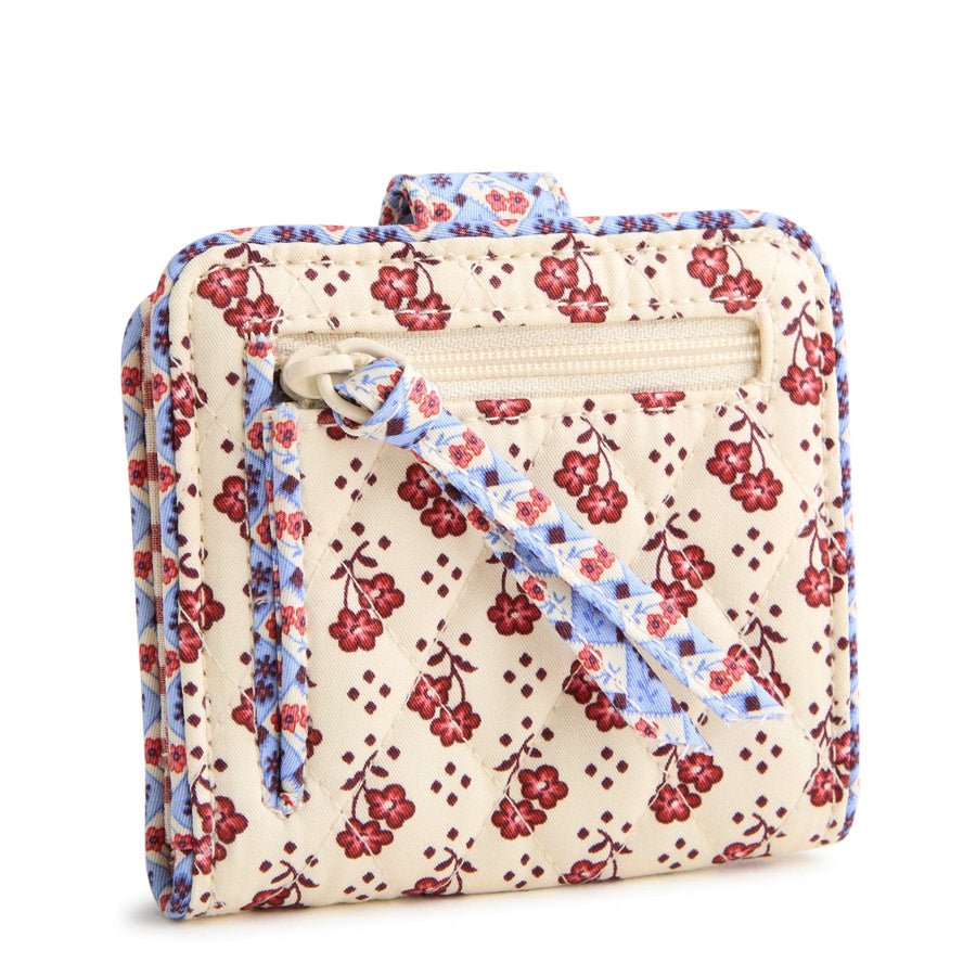 Vera Bradley Small Tab Wallet - Rachel Ditsy in Premium Cotton - Juli's Wearable Art