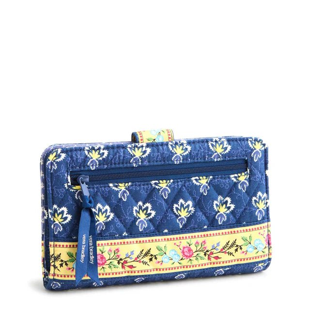 Vera Bradley Small Turnlock Wallet | Maison Blue - Juli's Wearable Art