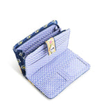 Vera Bradley Small Turnlock Wallet | Maison Blue - Juli's Wearable Art