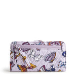 Vera Bradley Tab Wallet in Cotton Gabardine - Wing in Flight Butterflies - Juli's Wearable Art
