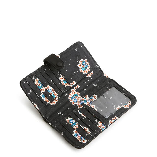 Vera Bradley Tab Wallet | Premium Cotton | Moonless Night - Juli's Wearable Art