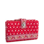 Vera Bradley Turnlock Wallet | Premium Cotton | Beary Ditsy - Juli's Wearable Art