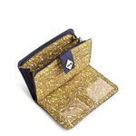 Vera Bradley Turnlock Wallet | Premium Cotton | Peacoat - Juli's Wearable Art