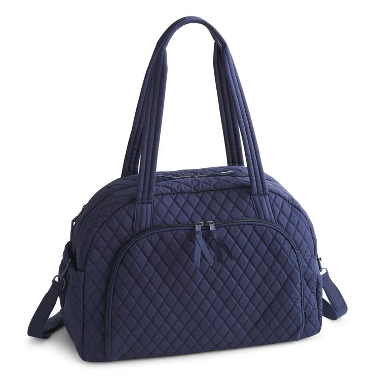 Vera Bradley Weekender Travel Bag | Premium Cotton | Peacoat