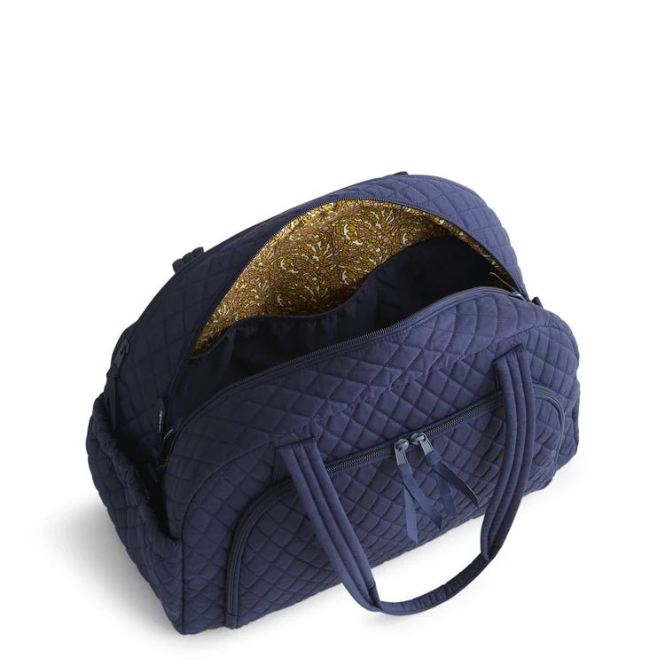Vera Bradley Weekender Travel Bag | Premium Cotton | Peacoat - Juli's Wearable Art