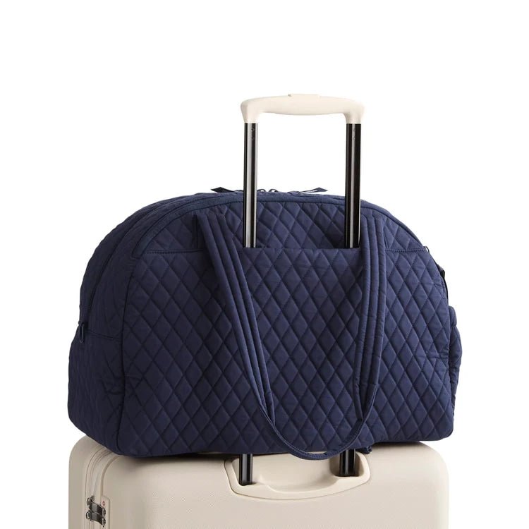 Vera Bradley Weekender Travel Bag | Premium Cotton | Peacoat - Juli's Wearable Art