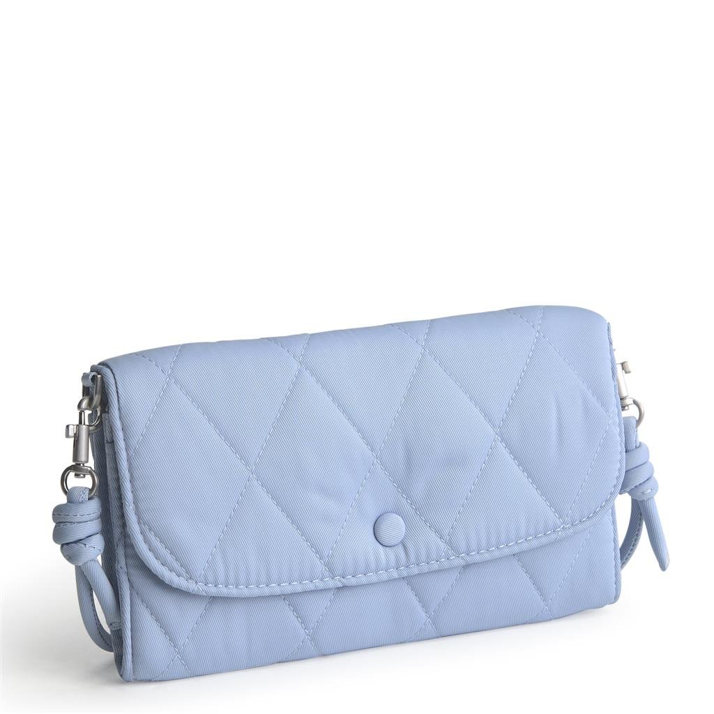 Vera Bradley Wildwood Wallet Crossbody in Polyester Twill - Soft Chambray - Juli's Wearable Art