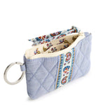 Vera Bradley Zip ID Breakaway Lanyard - Chambray in Premium cotton - Juli's Wearable Art