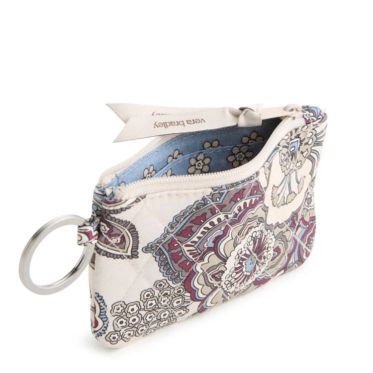 Vera Bradley Zip ID Pouch w/Breakaway Lanyard | Neutral Rhapsody - Juli's Wearable Art