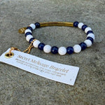 Vessels of Purpose Custom Secret Message Bracelet | Bedford Bisons - Juli's Wearable Art