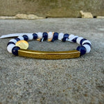 Vessels of Purpose Custom Secret Message Bracelet | Bedford Bisons - Juli's Wearable Art