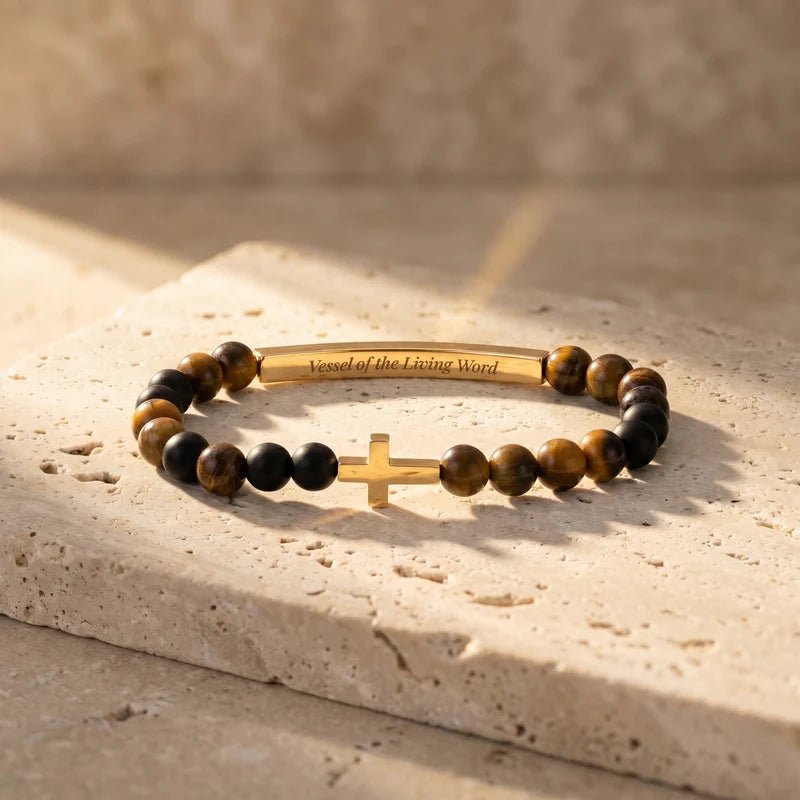 Vessels of Purpose Secret Message Bracelet | His Glory | Tiger