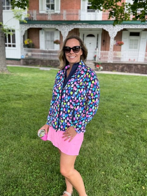 Vintage Vino Cooling Zip Jacket