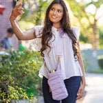 WanderFull® HydroBag® – Lavender with Solid Strap - Juli's Wearable Art