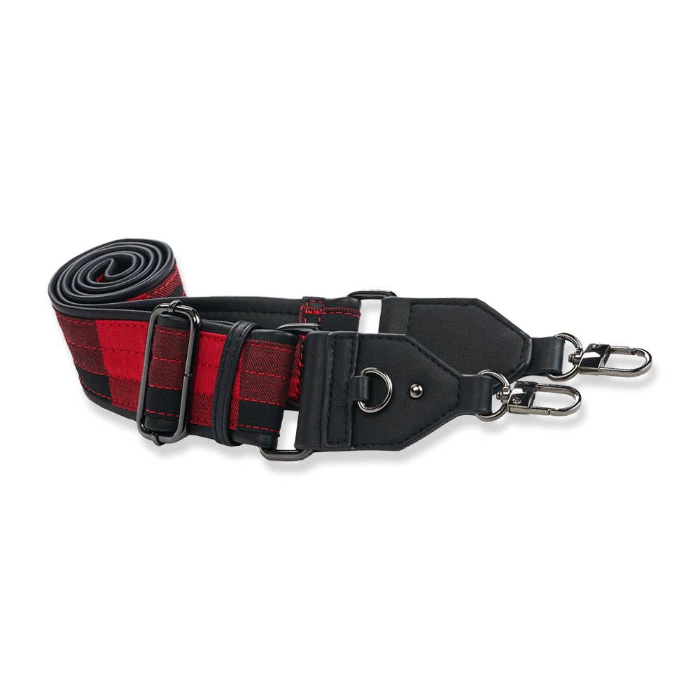 WanderFull® HydroBag® – Red Buffalo Plaid with Sherpa (Limited Edition) - Juli's Wearable Art