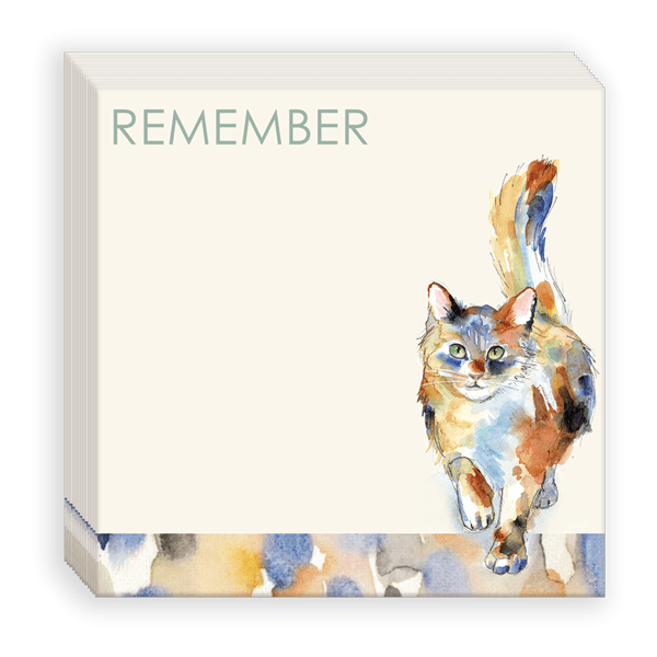 Watercolor Pets - Cat Notepads and Magnets Set - Juli's Wearable Art