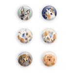 Watercolor Pets - Dog Notepads and Magnets Set - Juli's Wearable Art