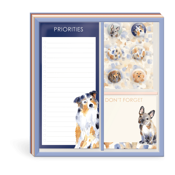 Watercolor Pets - Dog Notepads and Magnets Set - Juli's Wearable Art