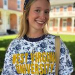 West Virginia Floral Toile Sweatshirt - Juli's Wearable Art