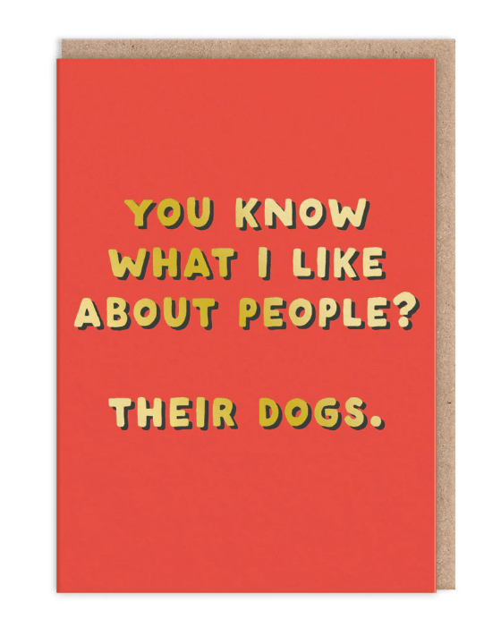 What I Like About People Greeting Card - Juli's Wearable Art