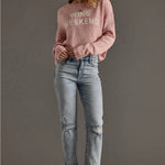 Wine Weekend Knit Sweater | Pink - Juli's Wearable Art