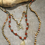 Wingman Butterfly Stone Layered Necklace - Juli's Wearable Art