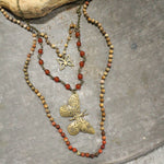 Wingman Butterfly Stone Layered Necklace - Juli's Wearable Art