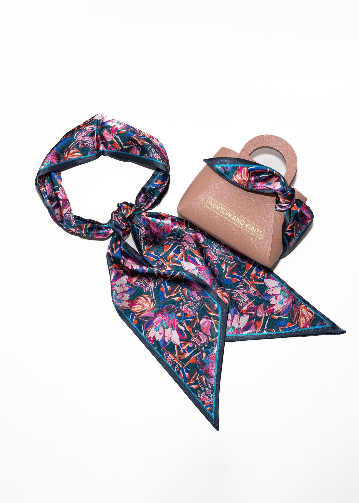 Winton + Waits Accessory Scarf - Painted Protea - Juli's Wearable Art