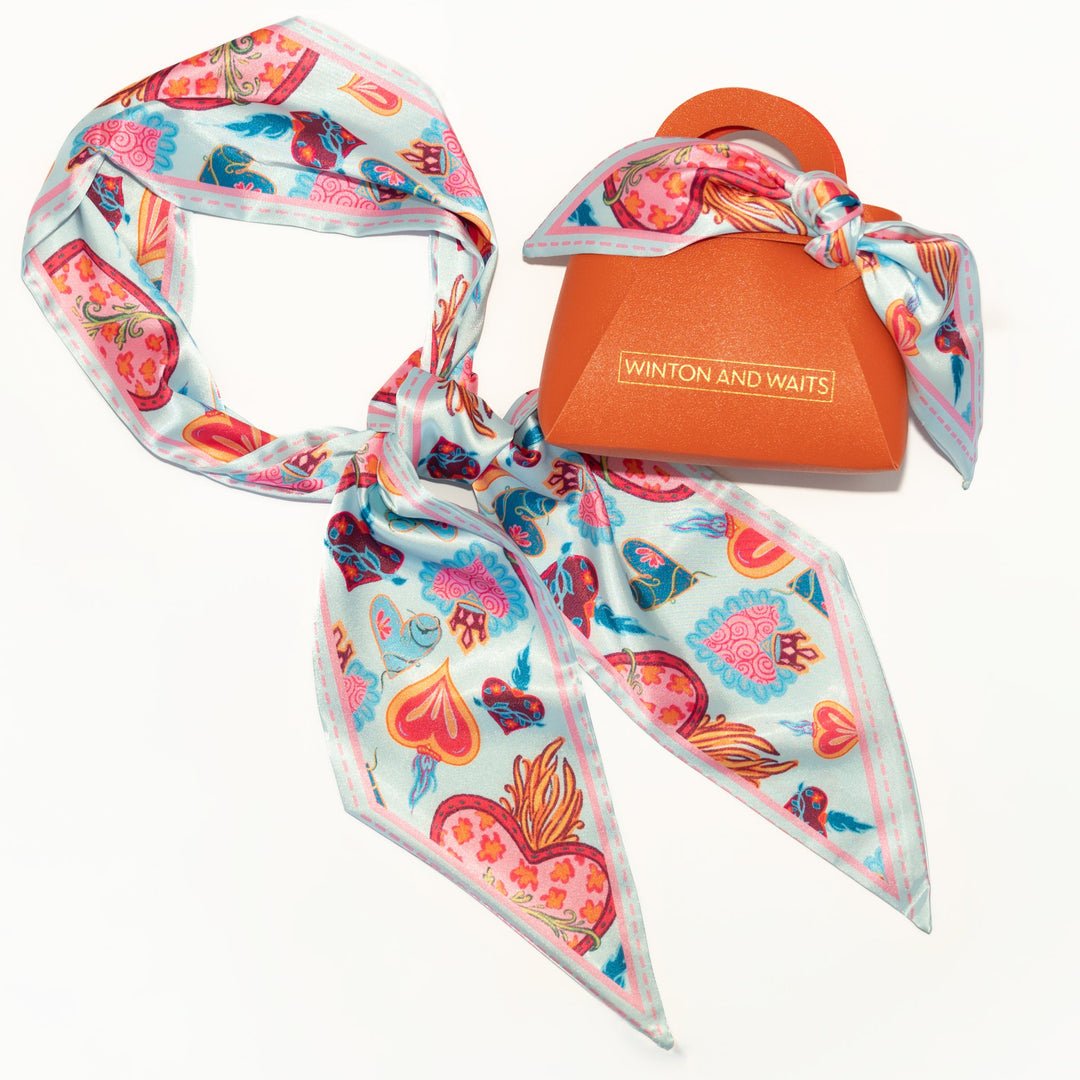 Winton + Waits Accessory Scarf - Sacred Heart - Juli's Wearable Art