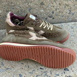 Women's Saturn Sneakers | Kaki - Juli's Wearable Art