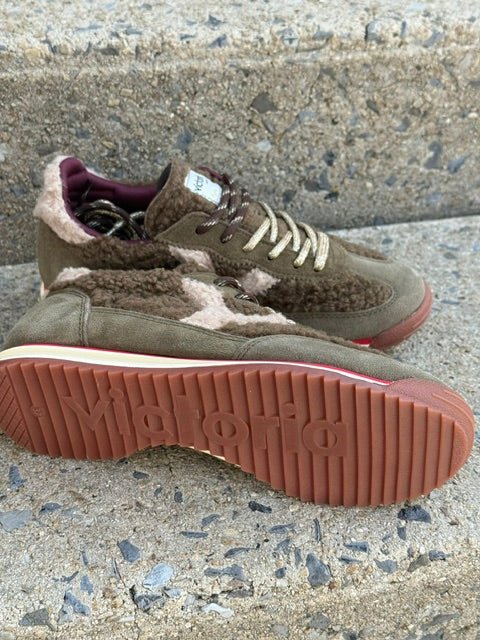 Women's Saturn Sneakers | Kaki - Juli's Wearable Art
