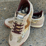 Women's Saturn Suede Sneakers | Beige - Juli's Wearable Art
