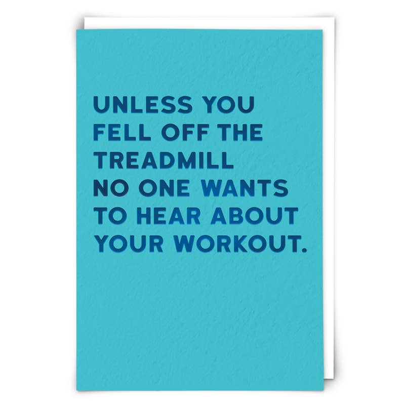 Workout Greeting Card - Juli's Wearable Art