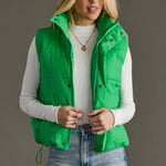 World Traveler Vest – Bright Green - Juli's Wearable Art