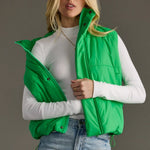 World Traveler Vest – Bright Green - Juli's Wearable Art