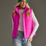 World Traveler Vest – Bright Pink - Juli's Wearable Art