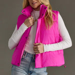 World Traveler Vest – Bright Pink - Juli's Wearable Art