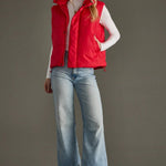World Traveler Vest – Bright Red - Juli's Wearable Art