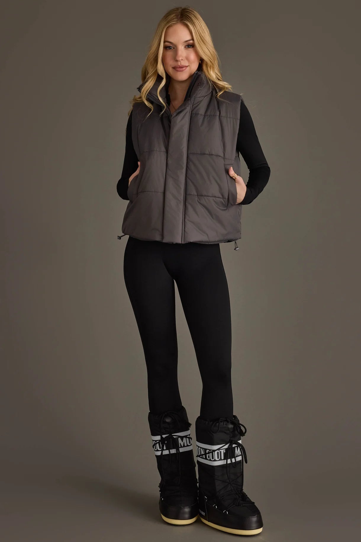 World Traveler Vest | Dark Gray - Juli's Wearable Art
