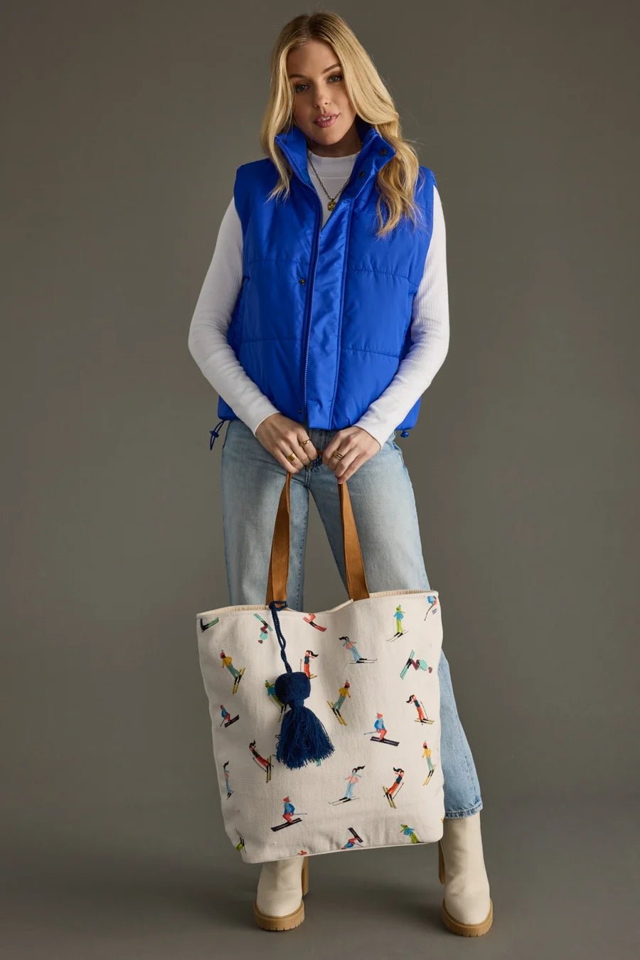 World Traveler Vest | Royal Blue - Juli's Wearable Art