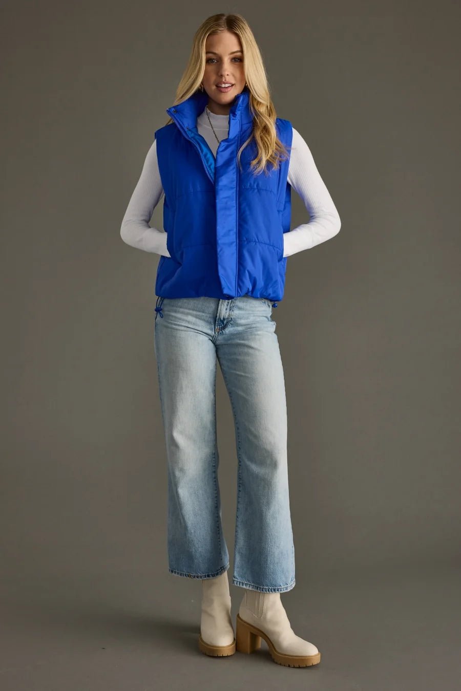 World Traveler Vest | Royal Blue - Juli's Wearable Art