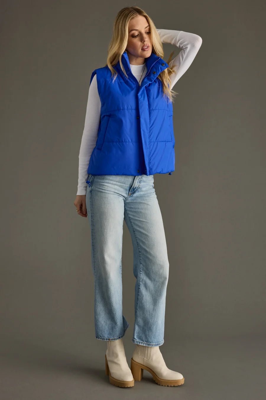 World Traveler Vest | Royal Blue - Juli's Wearable Art