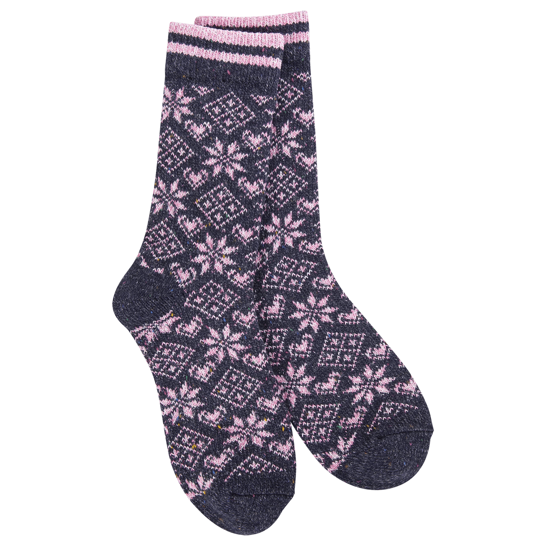 World's Softest Holiday Confetti Crew Socks | Diamond Denim