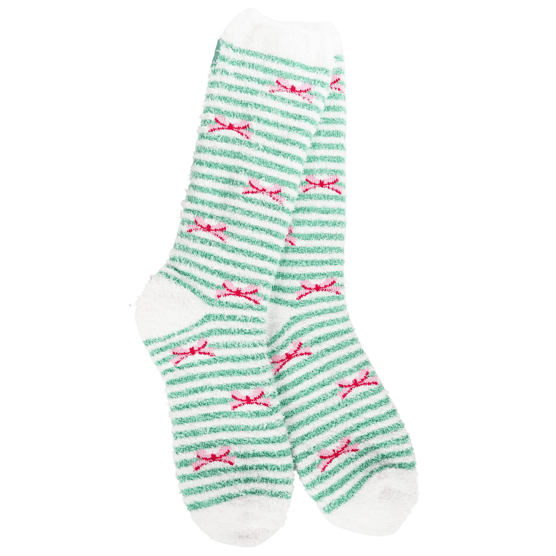World's Softest Holiday Cozy Crew Socks | Holiday Bow