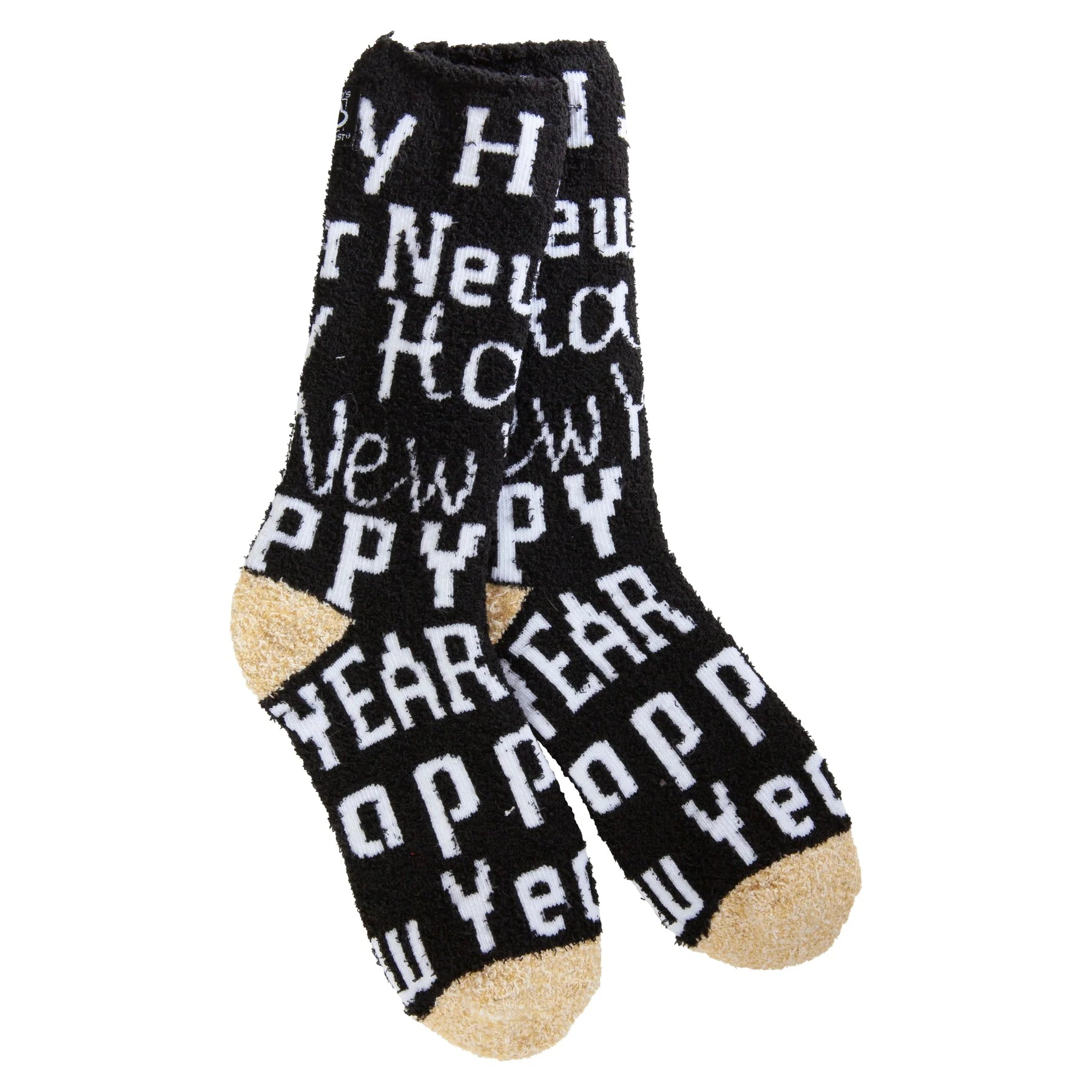 World's Softest Socks - Happy New Year Cozy Crew - Juli's Wearable Art