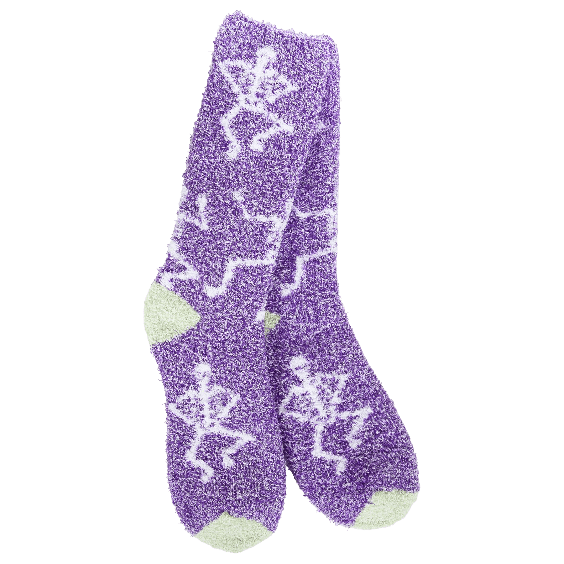 World's Softest Socks- Holiday Knit Pickin' Fireside Crew | Skully - Juli's Wearable Art