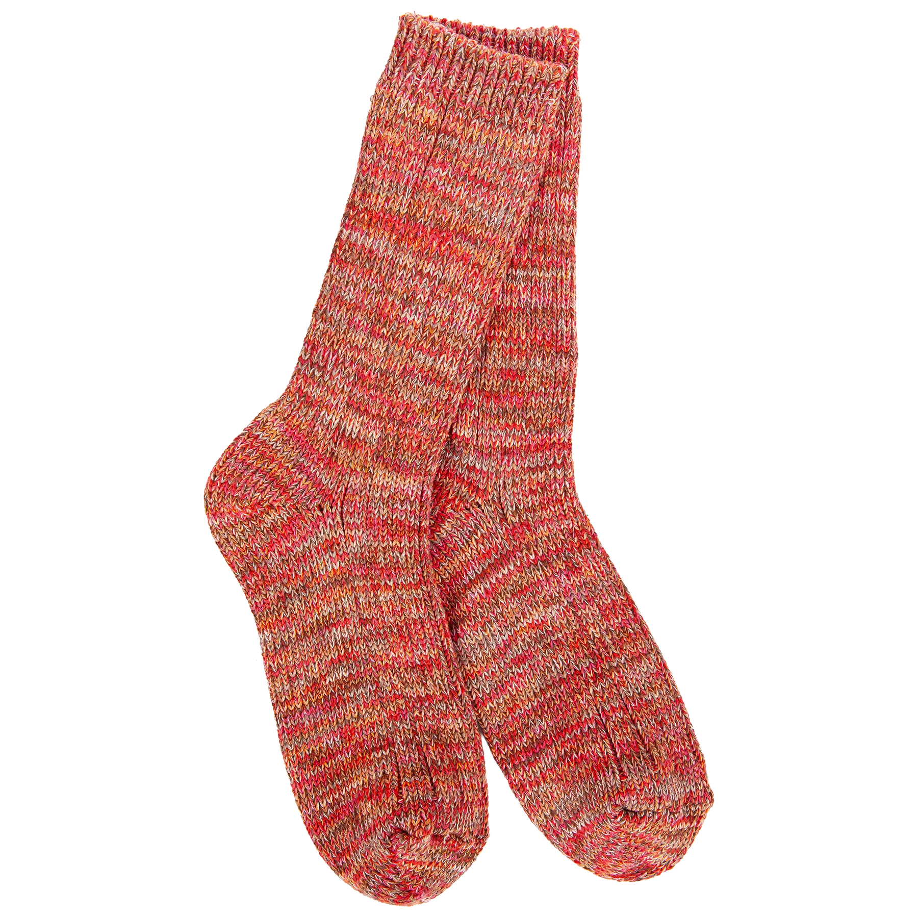 World's Softest Socks Weekend Missioni Crew Socks | Brick