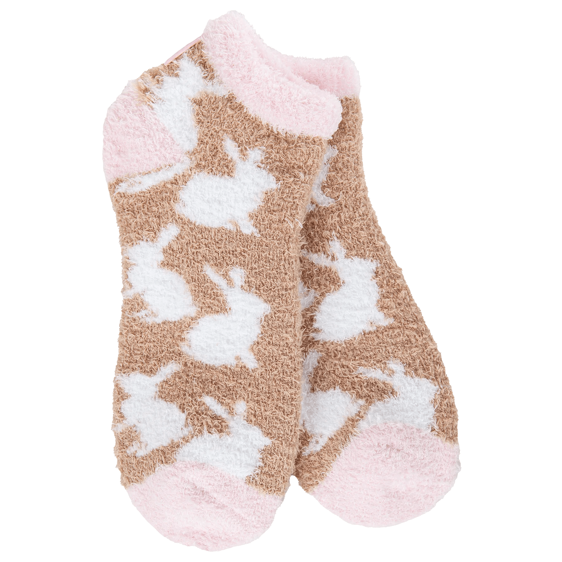 World's Softest Springtime Cozy Low Socks | Bunny - Juli's Wearable Art
