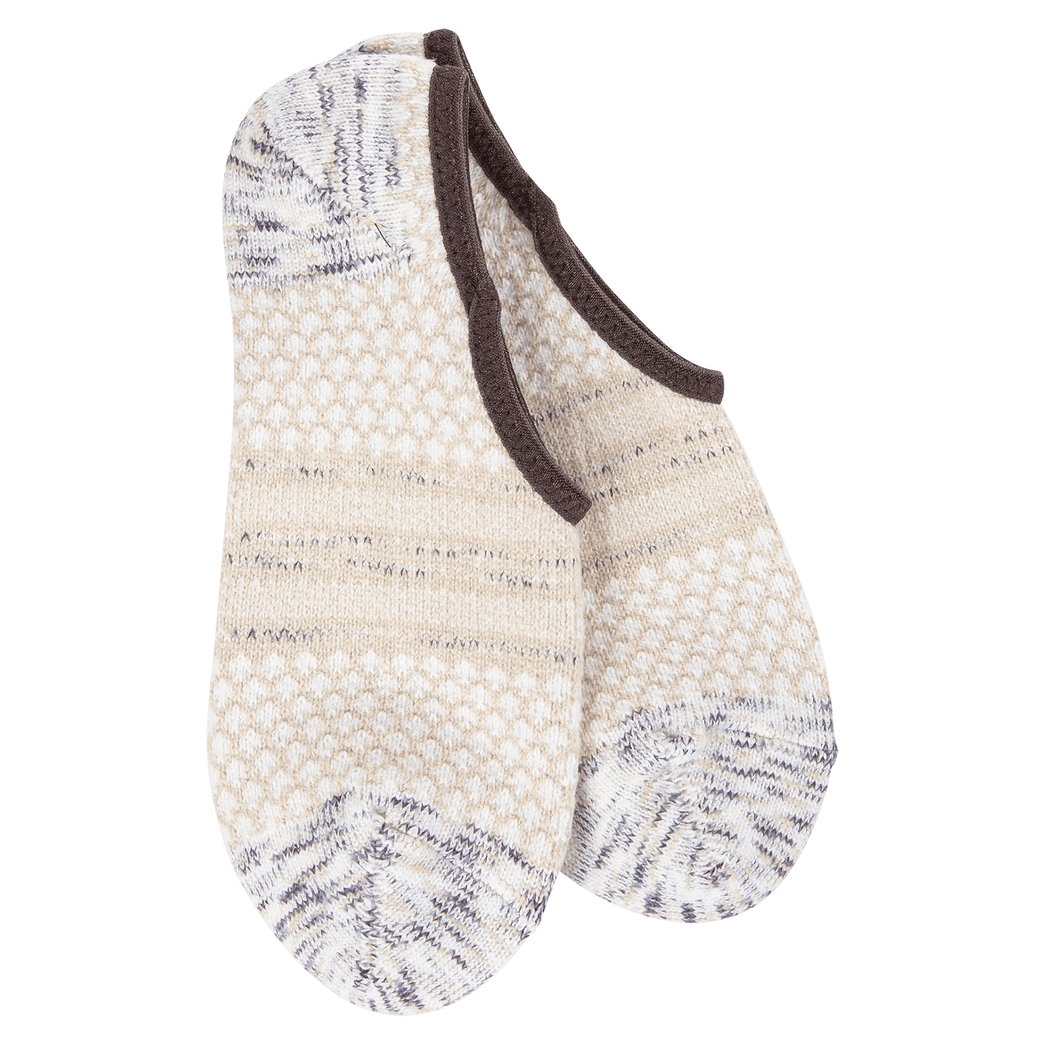 World's Softest Weekend Gallery Footsie Socks - Cookie Dough Multi - Juli's Wearable Art